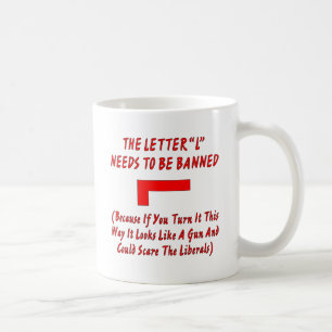 Brev L måste förbjudas. Det ser ut som en garnl Kaffemugg