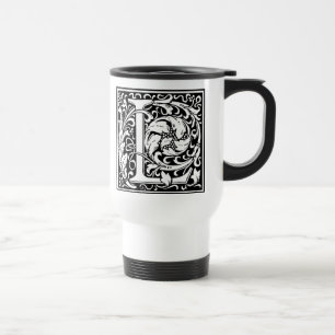 Brev L Medieval Monogram Art nouveau Resemugg