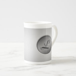 ’Brev L’ Monogram Benporslin Mugg