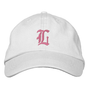 Brev L Monogram Embroized Hat Broderad Keps