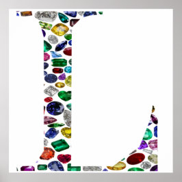 Brev L Monogram Poster