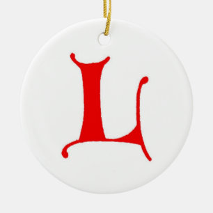 Brev L Ornament
