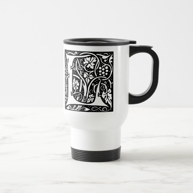 Brev 'L' William Morris Design - Mugg (Höger)