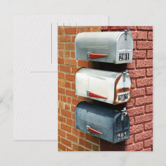 BREV LÅDA POSTLÅDA POSTCROSSING VYKORT