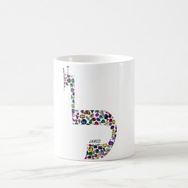 Brev "LAMED" Magisk Mugg (Center)
