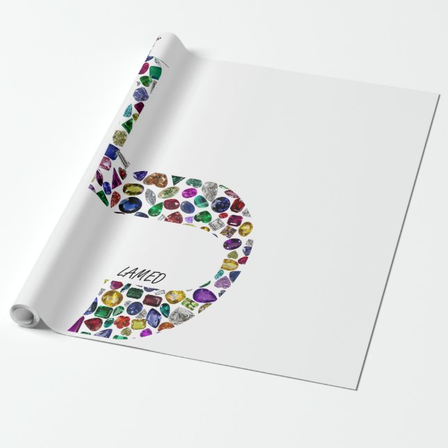 Brev "LAMED" Presentpapper (Utrullad)