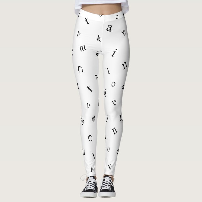 Brev Leggings (Framsida)