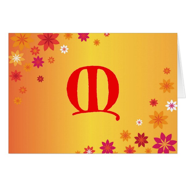 BREV M HÄLSNINGSKORT (Framsidan Horizontal)