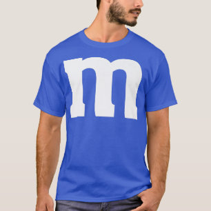Brev M Lower Fodral Alphabet Matching Lazy Hallowe T Shirt