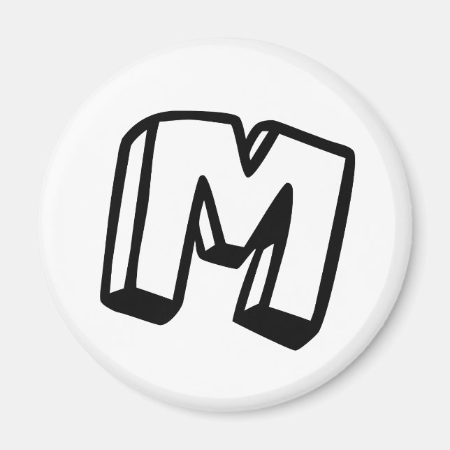 BREV M MAGNET (Framsidan)