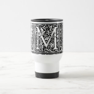 Brev M Medieval Monogram Art nouveau Resemugg
