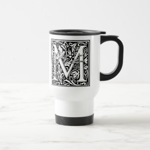 Brev M Medieval Monogram Art nouveau Resemugg