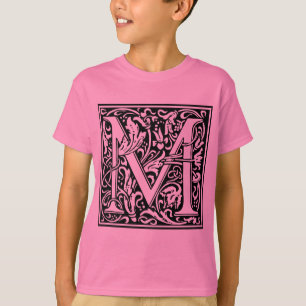 Brev M Medieval Monogram Art nouveau T-shirt