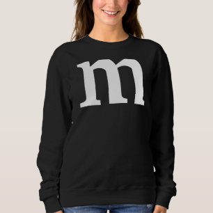 Brev M Nedre Fodral-alfabet T Shirt