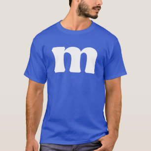 Brev M Nedre Fodral Alphabet Matching Funny Hallow T Shirt