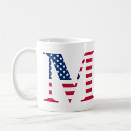 Brev M Patriotic Mugg