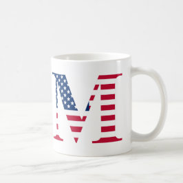 Brev M Patriotic Mugg