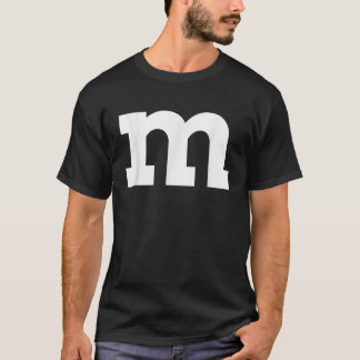 Brev M Simple Lazy Halloween Costume Group Gifts T Shirt
