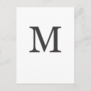 "brev M" Vykort