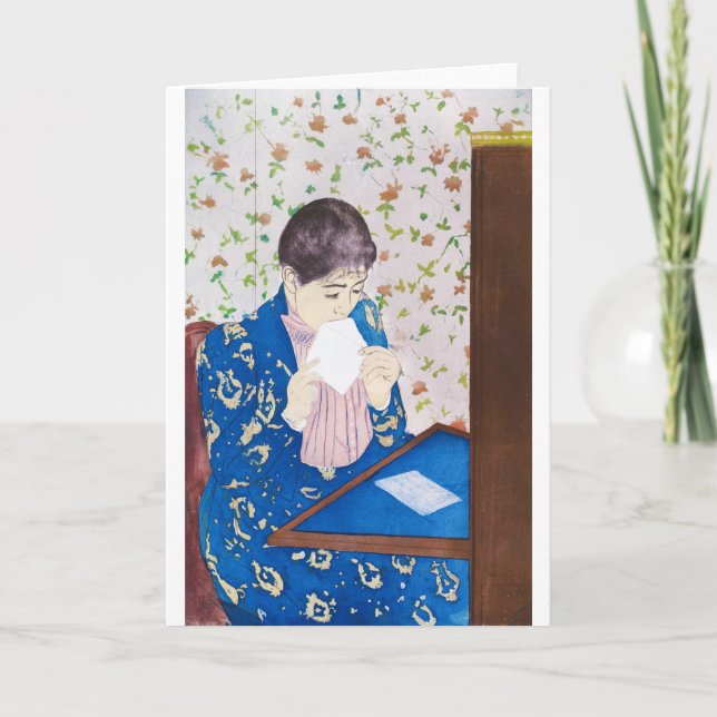 Brev, Mary Cassatt Kort (Framsida)