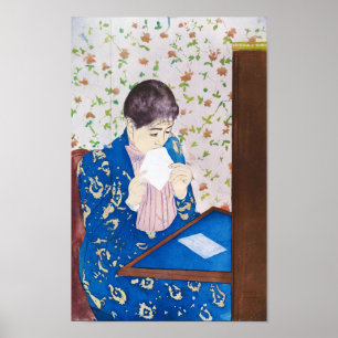 Brev, Mary Cassatt Poster