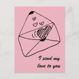 Brev med kärlek | Romantic stil Vykort