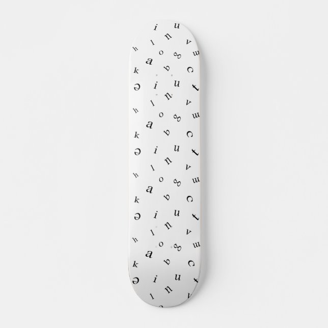 Brev Mini Skateboard Bräda 18,5 Cm (Framsida)