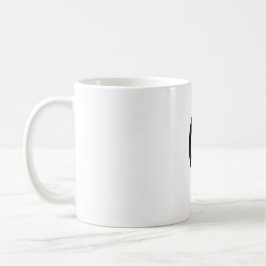 Brev Monogram Modern Stil-kaffe Mugg