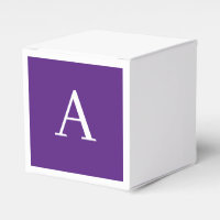 Brev Monogram Modern Stil Lila