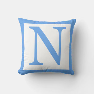 BREV N BABY BLUE GRÄNS KUDDE