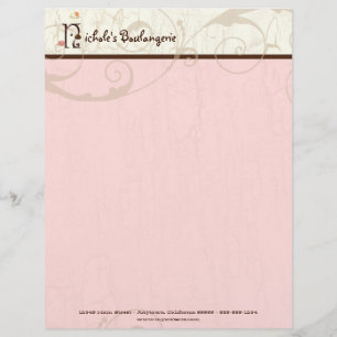 Brev N Cupkaka Business Letterhead Brevhuvud