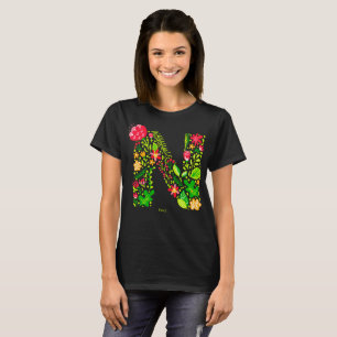 Brev N i Flowers T-Shirt