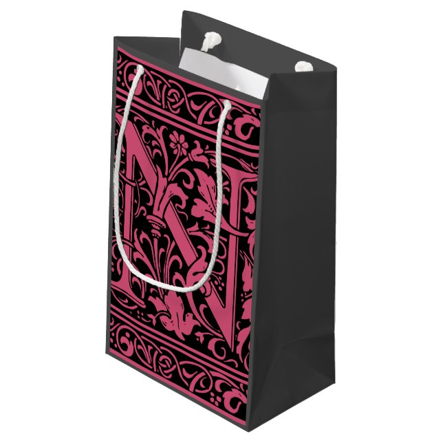 Brev N Medieval Monogram Art nouveau (Baksidan Vinklad)