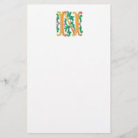 Brev N Monogram Fleur de lis