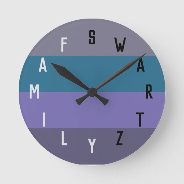 Brev Numbers Rund Klocka (Framsida)