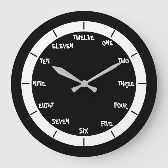Brev Numbers Stor Klocka (Framsida)
