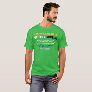 Brev & numrerar (befordrant-skjortan) t shirt