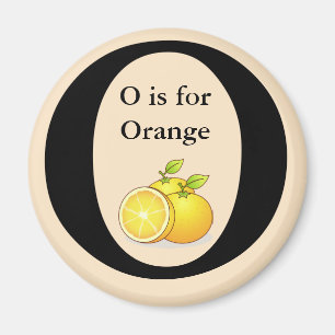 Brev O är till Orange Children's Learning Magnet