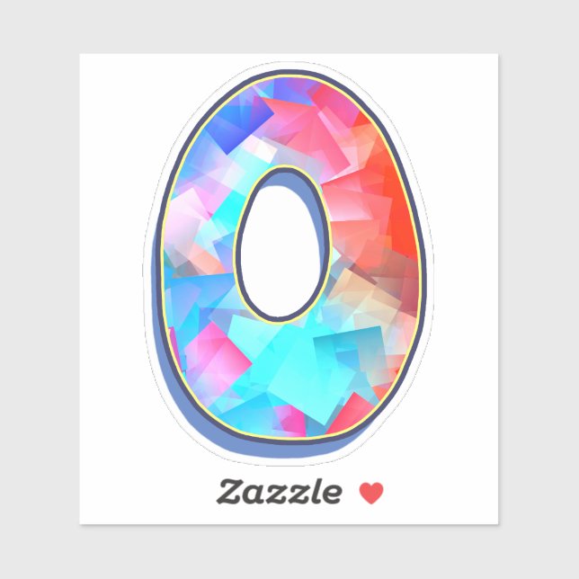 Brev O_ Graffiti Alphabet Brev Klistermärken (Ark)