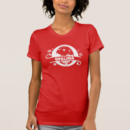 Brev O jul Monogram Initial Namn Red T Shirt