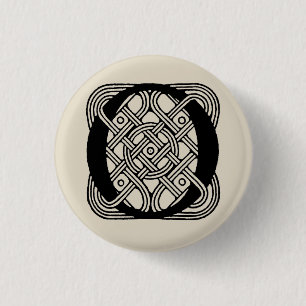 Brev O Vintage Celtic Knot Monogram Knapp