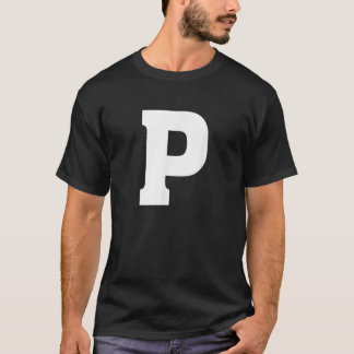 Brev P Alphabet Capital Brev T Shirt