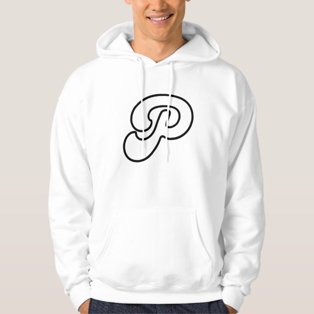 Brev P: Design for Identity Stil Personal Hoodie (Framsida)