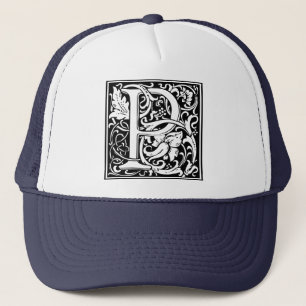 Brev P Medieval Monogram Art nouveau Keps