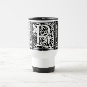 Brev P Medieval Monogram Art nouveau Resemugg