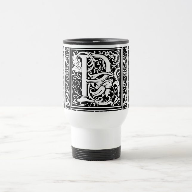 Brev P Medieval Monogram Art nouveau Resemugg (Center)