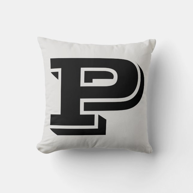 BREV P MONOGRAM PILLOW KUDDE (Framsida)