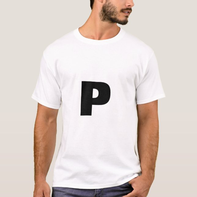 Brev P T-shirt (Framsida)