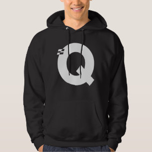 Brev Q Alphabet Initial Monogram Hoodie