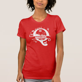 Brev Q jul Monogram Initial Namn Red T Shirt